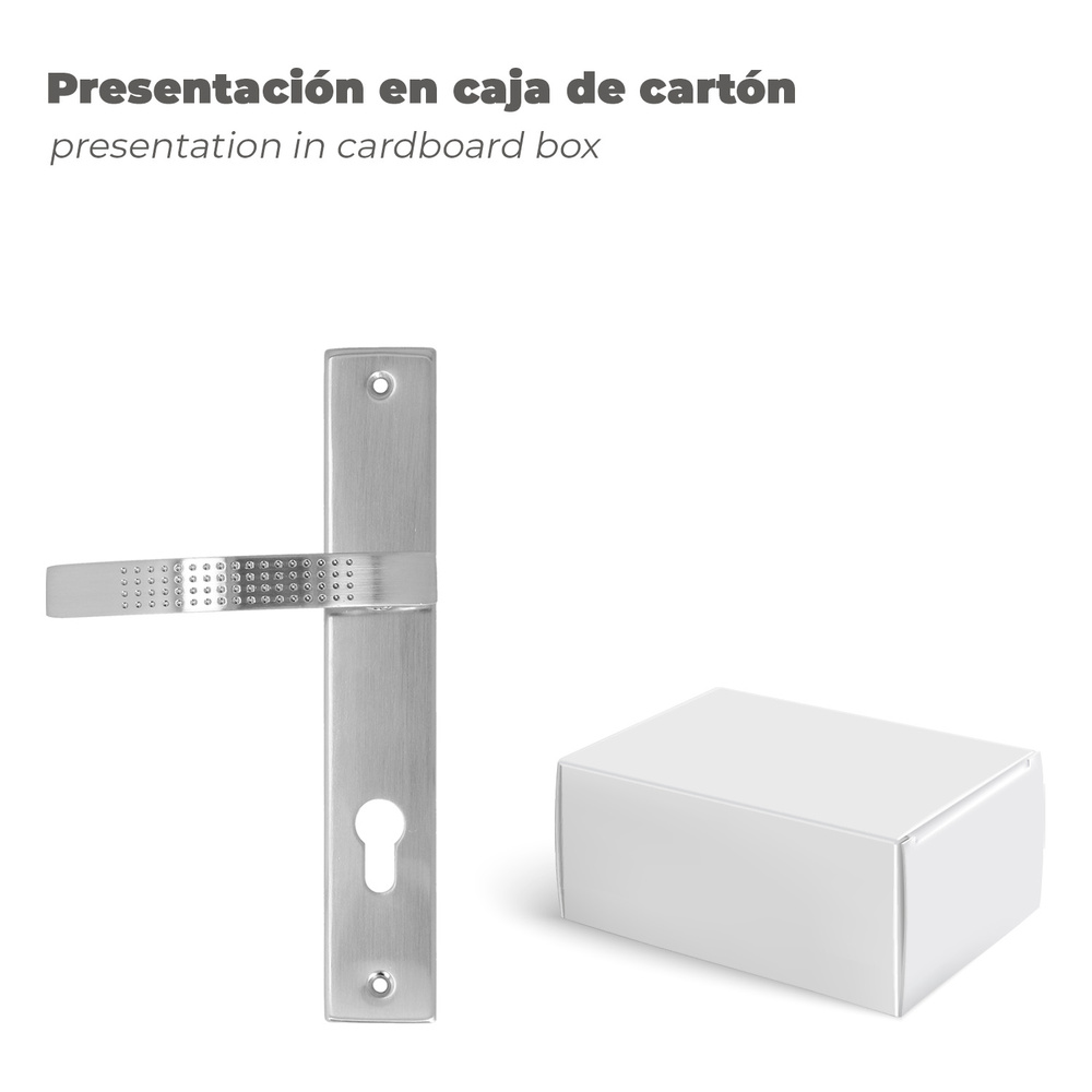 Juego manillas para puertas "sena" con Bocallave